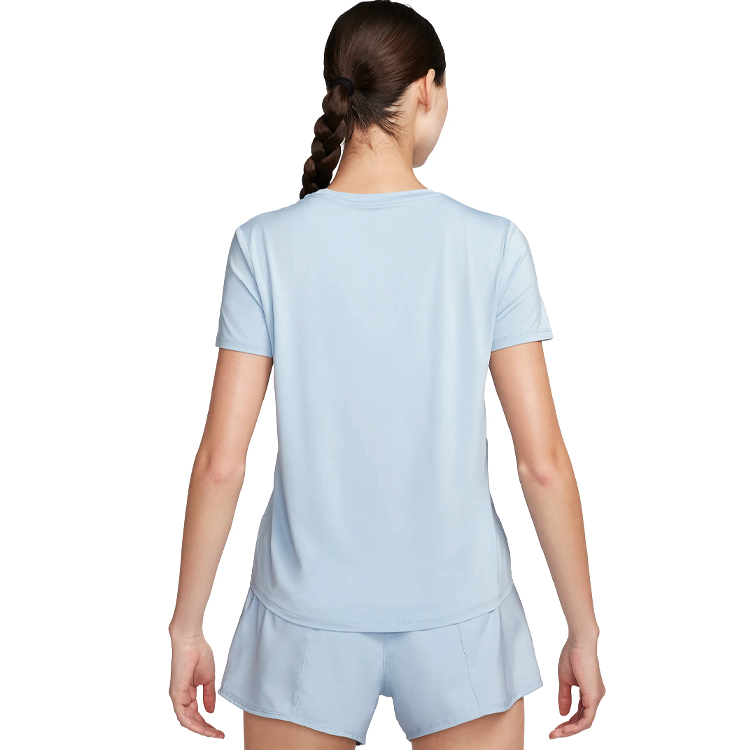 Футболка Nike W NK ONE CLASSIC DF SS TOP / Женский / M / Голубой photo 5